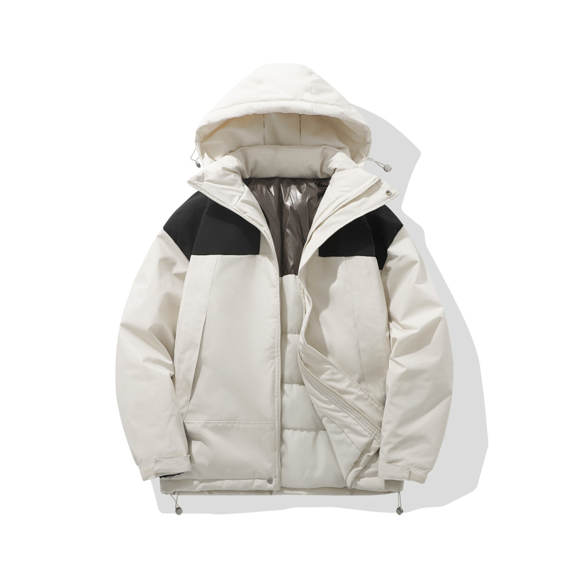 Vêtements pour hommes Vêtements en coton à la mode Couple Vêtements d'hiver Vente chaude Peut être ouvert en deux couleurs Couple décontracté Graphène Chaud À Capuche_voghion.com