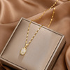 Necklace, universal bag, perfume, earrings, chain, set, light luxury style, new collection