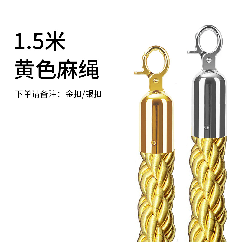 barra de conserjería hotel cuerda de un metro barandilla de alambre de acero inoxidable aislamiento banda de cola barandilla valla de bienvenida columna