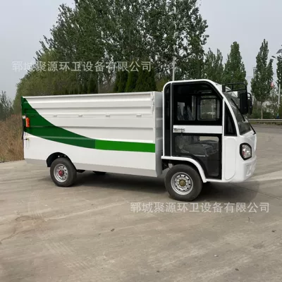 Elektrik zibil maşınları Fully Enclosed Electric Tailgate Bins