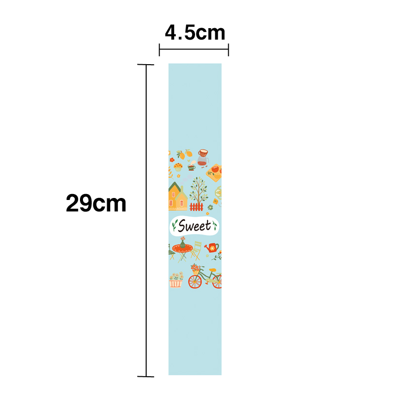 Adhesivo para hornear puff de yemas de huevo, carne crujiente, pegatinas de fresa, pegatinas de pastel de leche de soja.
