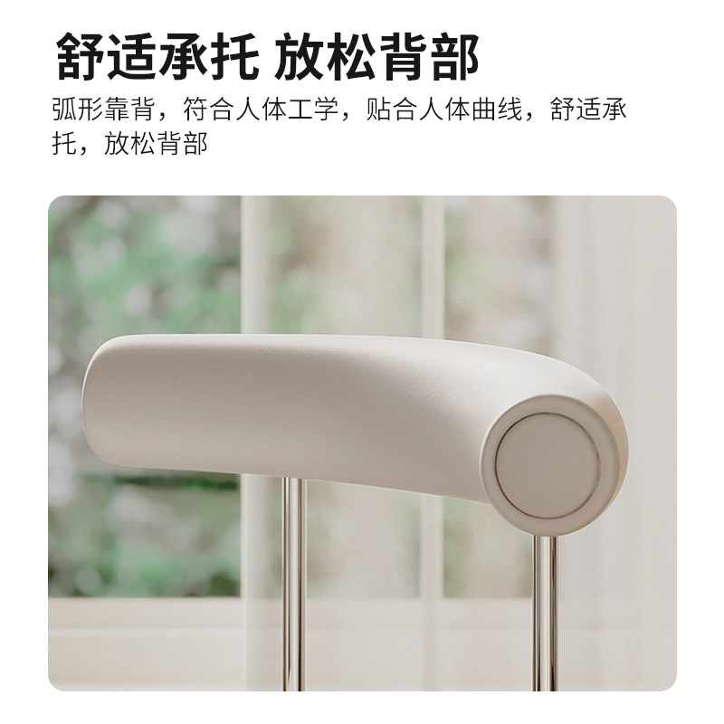 Silla de comedor de estilo crema nórdico simple silla de respaldo de diseño silla de maquillaje de huevo de tortilla de lujo ligera silla de mesa de comedor creativa