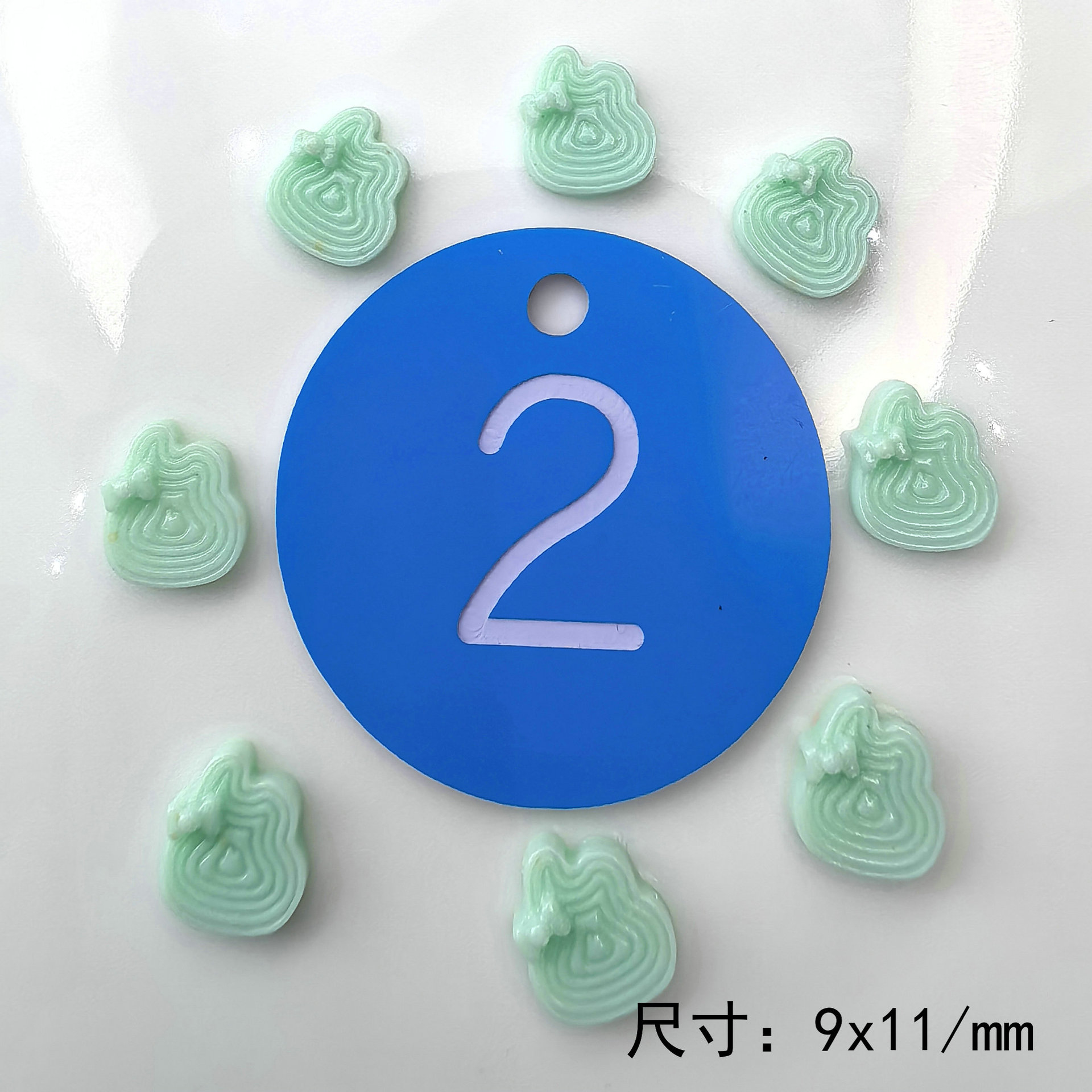 马卡龙巧克力美甲饰品食玩甜品彩色立体树脂穿戴甲配饰批发001