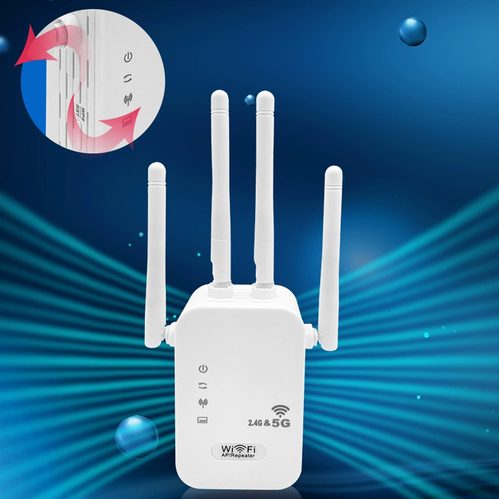 Беспроводной маршрутизатор 1200м, усилитель сигнала WiFi, повторитель WiFi, двухдиапазонный 5G