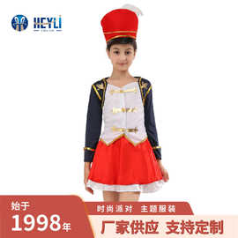 新款中小学生鼓号服升旗仪式服装幼儿园儿童鼓乐队表演服演出服