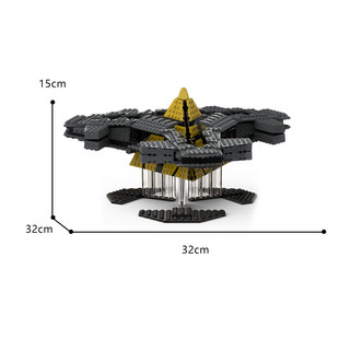 C9228 Ha'Tak: Goa'Uld-Class Spaceship Mothership 686 Component from the Movie