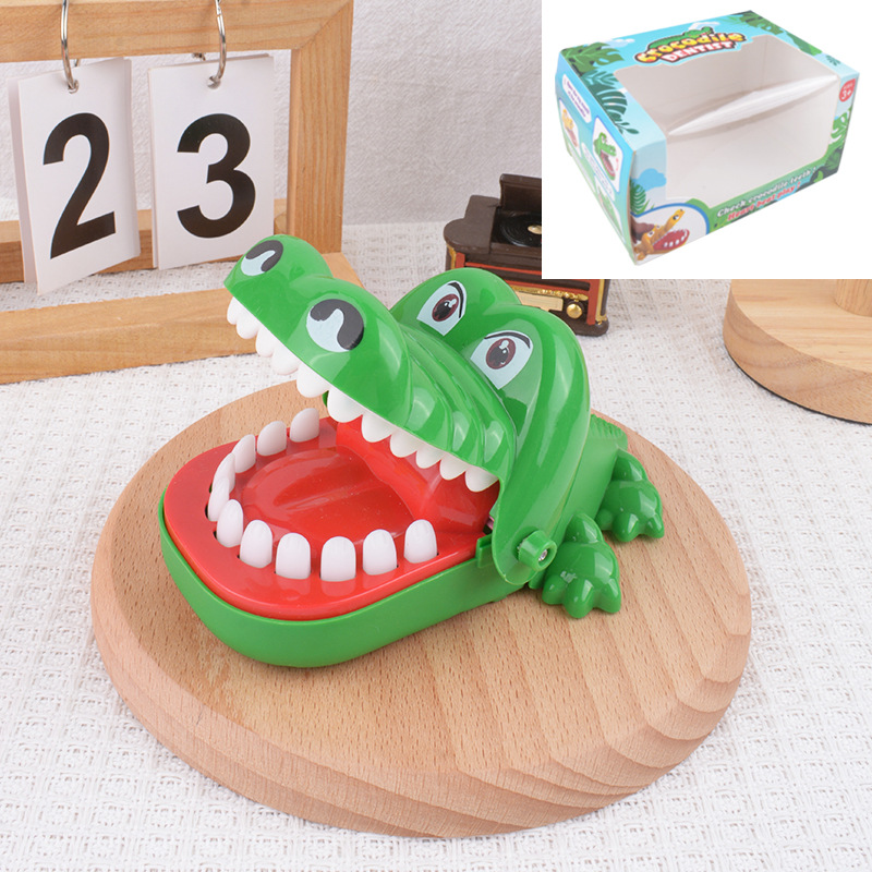 Muerde los dedos, cocodrilo, presione los dientes, apriete los dientes, muerda, descompresión, artefacto, descompresión, juego de mesa, juguetes educativos para niños al por mayor