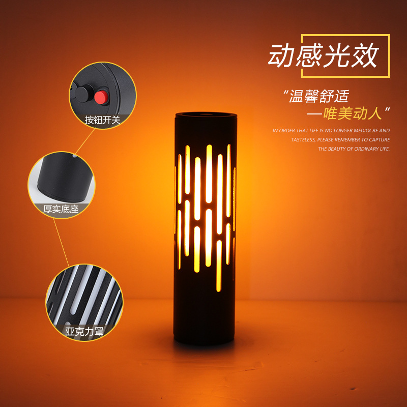 Lámpara de mesa recargable LED bar luz de mesa KTV noche bar luz de mesa luminosa luz de noche