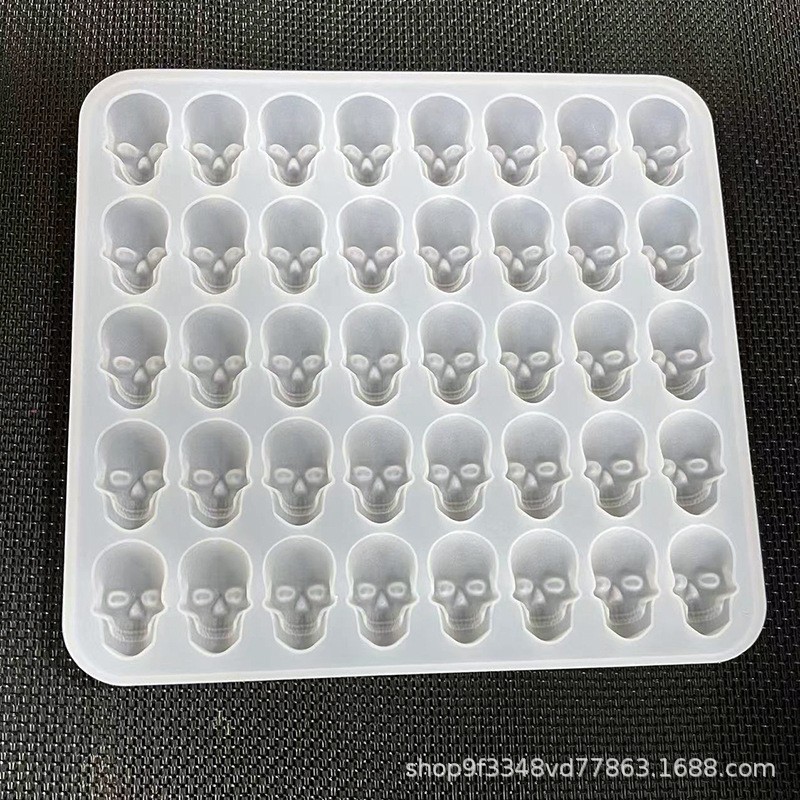 40 조각 두개골-투명