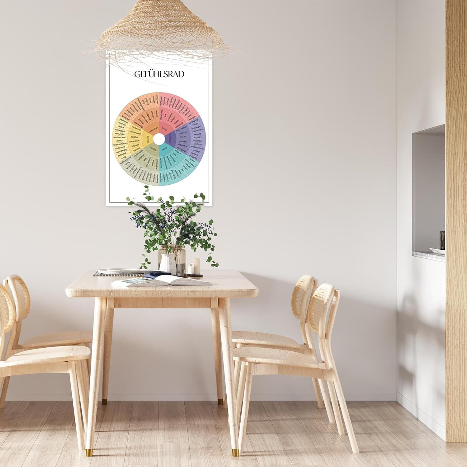 Temu Xiyin Amazon Cross-Border New Product Foreign Trade Art Painting Colorful Circle Picture Decorative Painting Core Gift Atmosphere