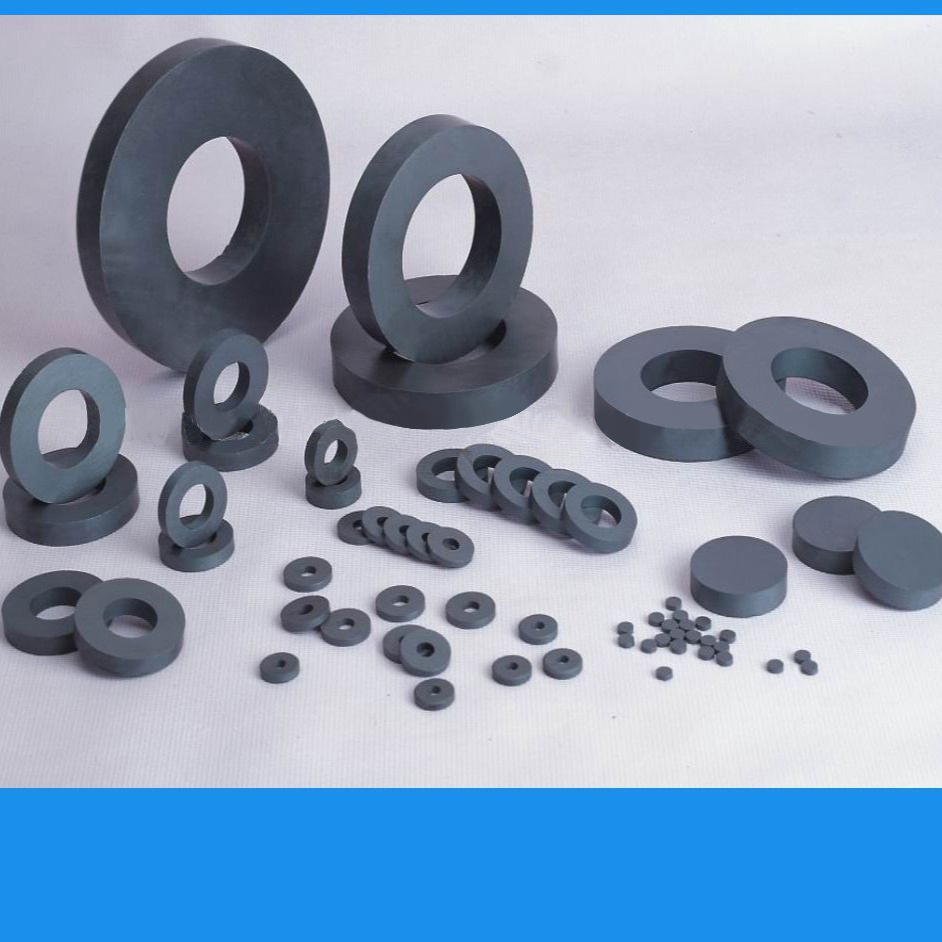 源头工厂批发铁氧体圆环铁氧体磁环大圆环