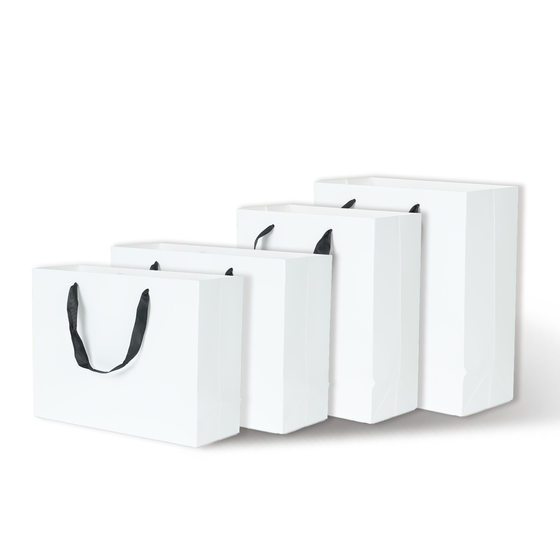 Kraft paper bag custom clothing handbag milk tea take-out bag wholesale birthday gift bag custom Ji Mu