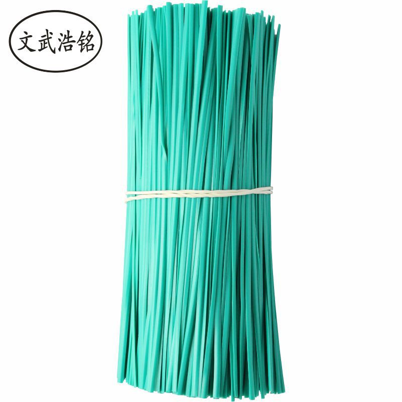 Wenwu Core Tie line data line Plastic Cable management with wire Lashing 0.45 Galvanized Wire Sleepy Ties