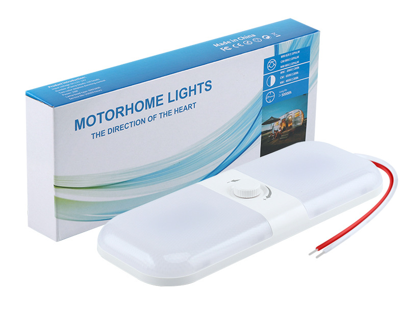 Car RV Light Reading Light 204LED Truck Compartment Light 12v Roof Light Camping Outdoor Boat Light