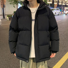 立领棉衣男士面包服冬天棉服秋冬季2024年男生青少年防寒冬装外套