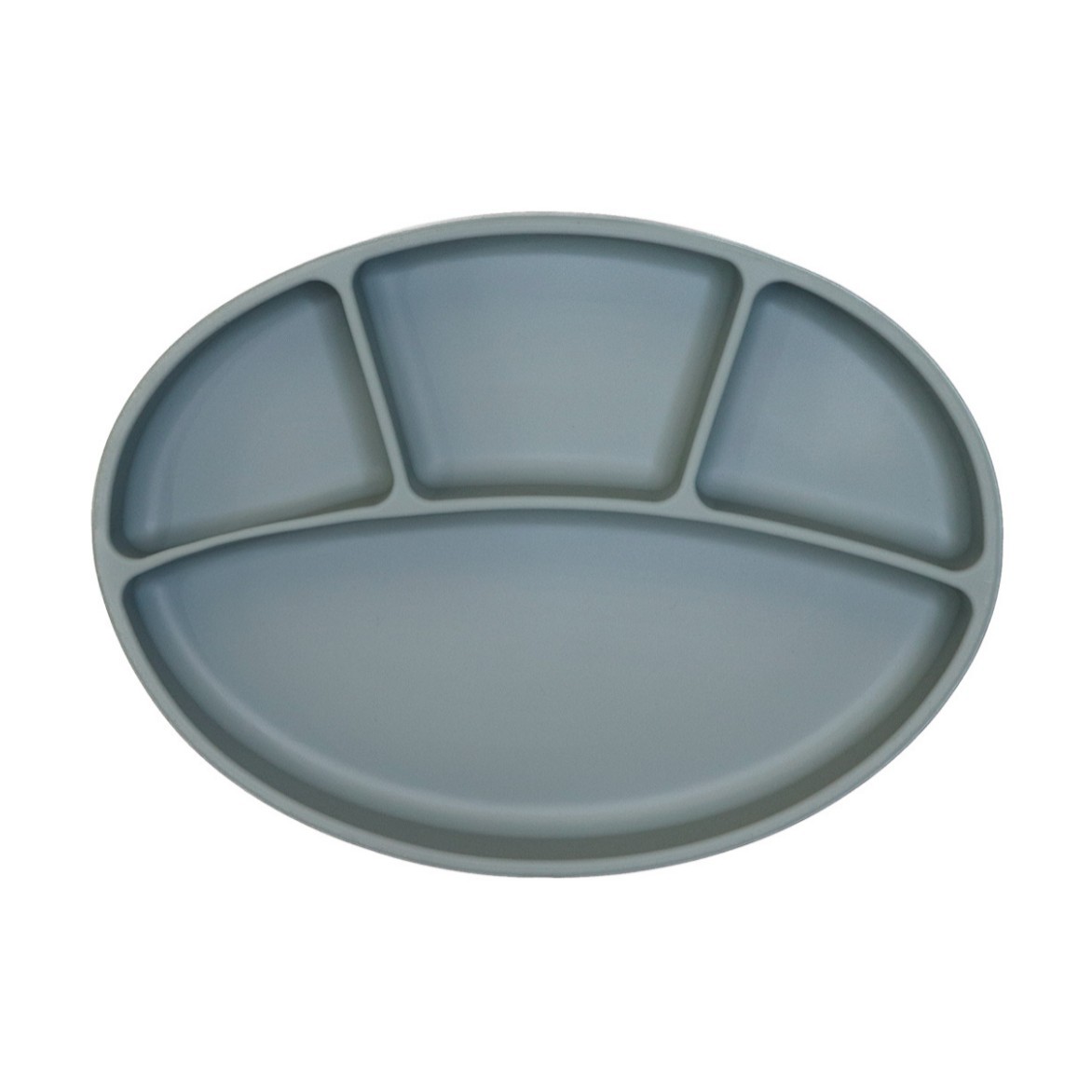 4칸 디너 플레이트 그레이 블루