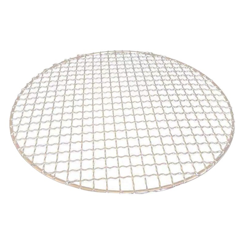 En stock Acero inoxidable barbacoa neto coreano barbacoa rejilla al aire libre carbono parrilla malla engrosada tocino cortina aceite drenaje neto