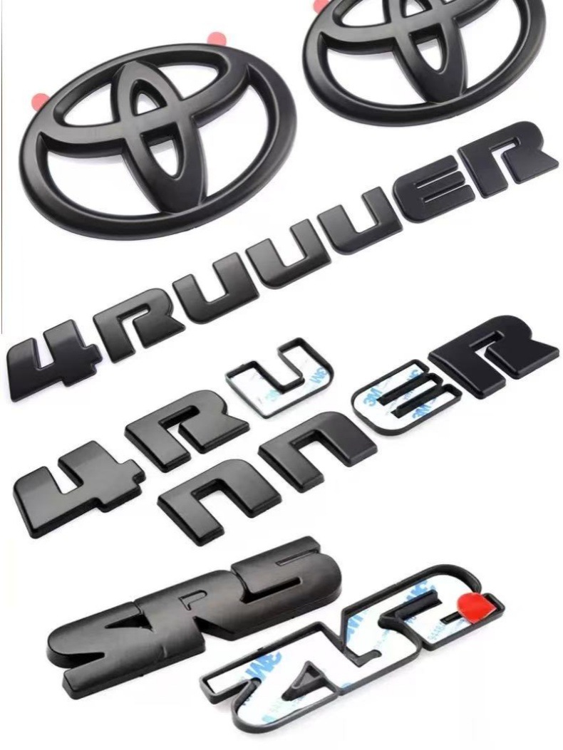 Suitable for Toyota 4Runner Cover Car Logo American Speedmaster Modified Label Sr5 Car Logo Abs Cover Label