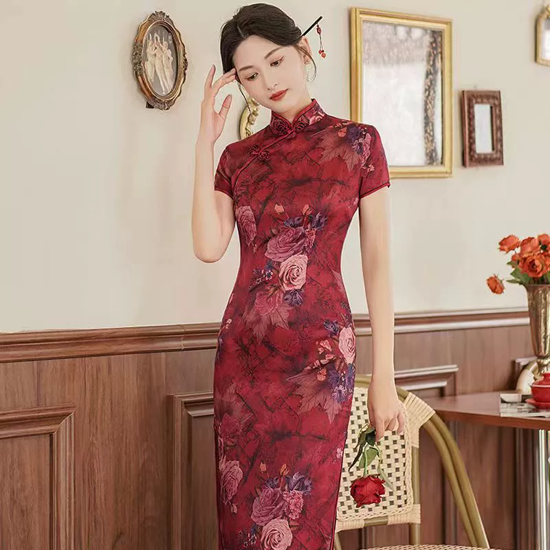 Летняя чонсаме, длинная юбка, модное платье, костюм, Slim fit, оптом