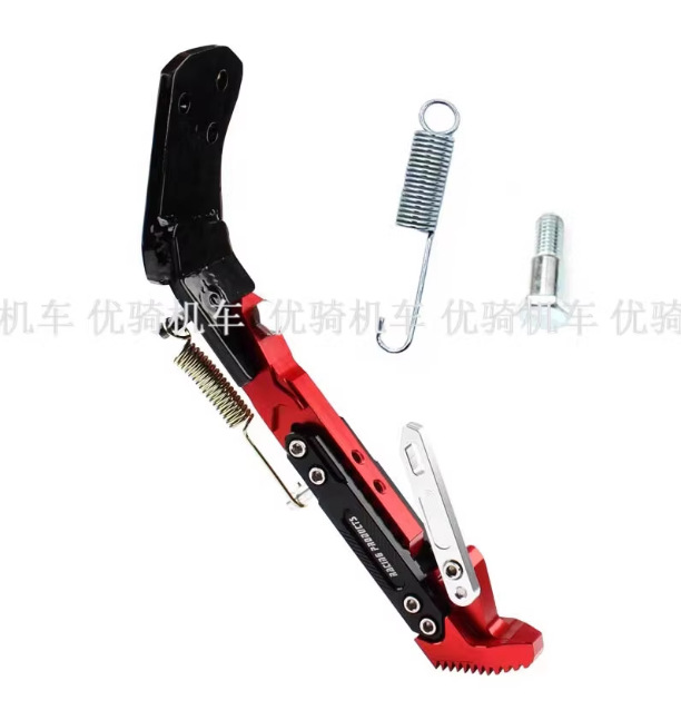 Suitable for Motorcycle Italjet 200 Side Stand, Modified and Upgraded Side Kickstand, Adjustable Small Side Stand Bracket