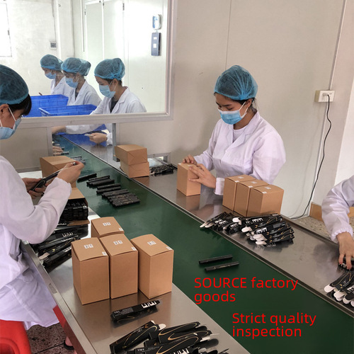 QIC Triangular Wing Double-Ended Eyeliner Pen Waterproof and Smudge-Proof Dual-Purpose Eyeliner Liquid Pen Southeast Asia Hot Item