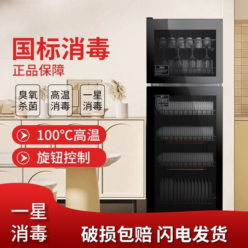 Nordic Omu Household Disinfection Cabinet Large Capacity Vertical Kitchen Tableware and Chopsticks Disinfection Cupboard Commercial Double Door Small
