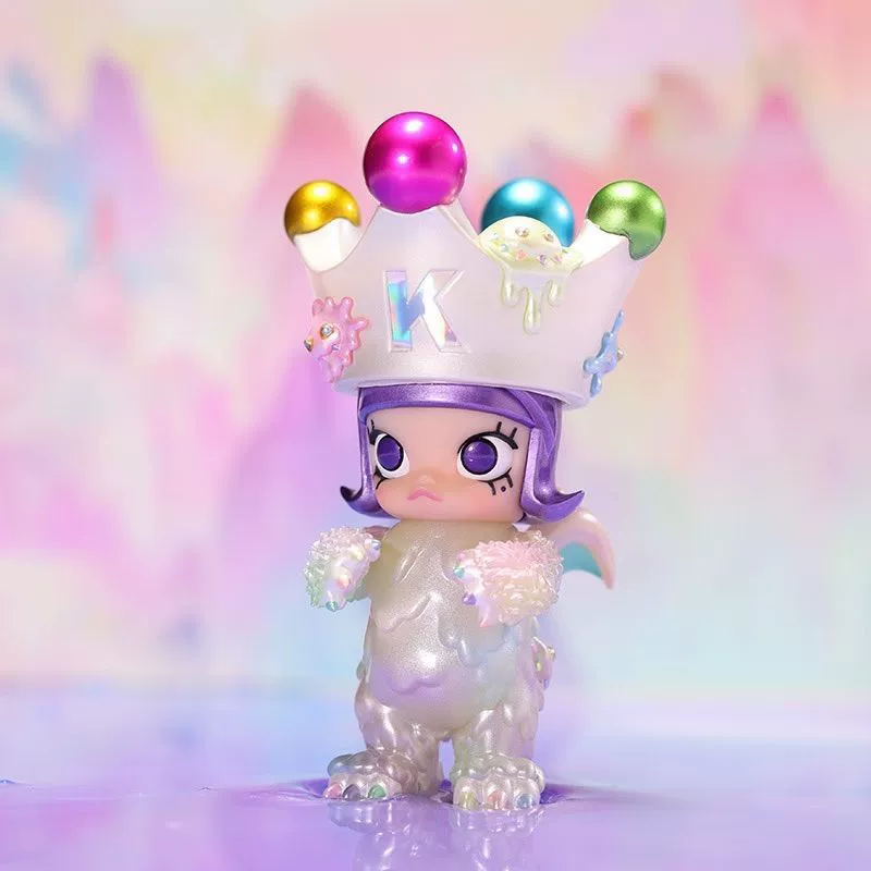 Коллекционная слепая коробка (POP MART) Bubble Molly — костюм Erosion Molly, коробка 7,5×10,5 см