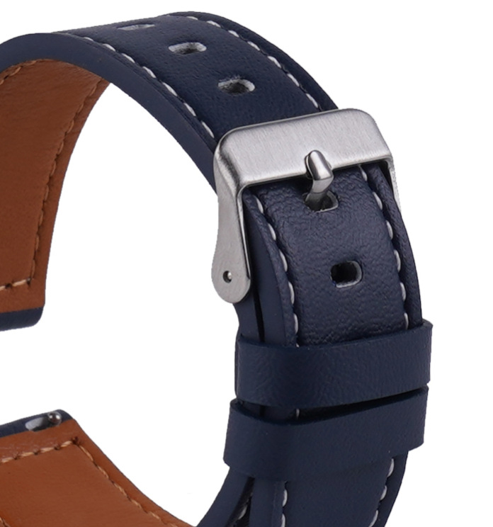 Aplicable a Huawei Samsung WATCH3 GT3WATCH 3Pro reloj inteligente correa de cuero plana fábrica en stock