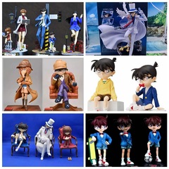 コナン共鸣GK工藤新一サッカーコナン毛利兰灰原哀怪盗キッドフィギュア置物