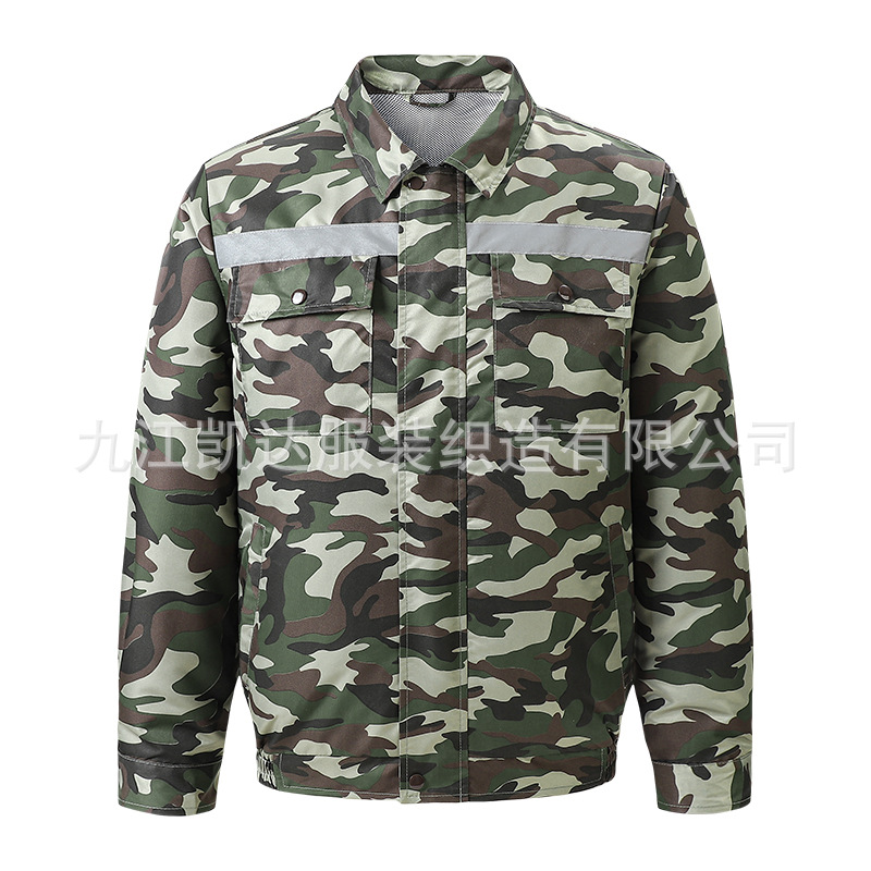 Verano transfronterizo nueva ropa de ventilador de camuflaje herramientas de manga larga refrigeración inteligente taller de fábrica de refrigeración seguro laboral ropa de soldadura