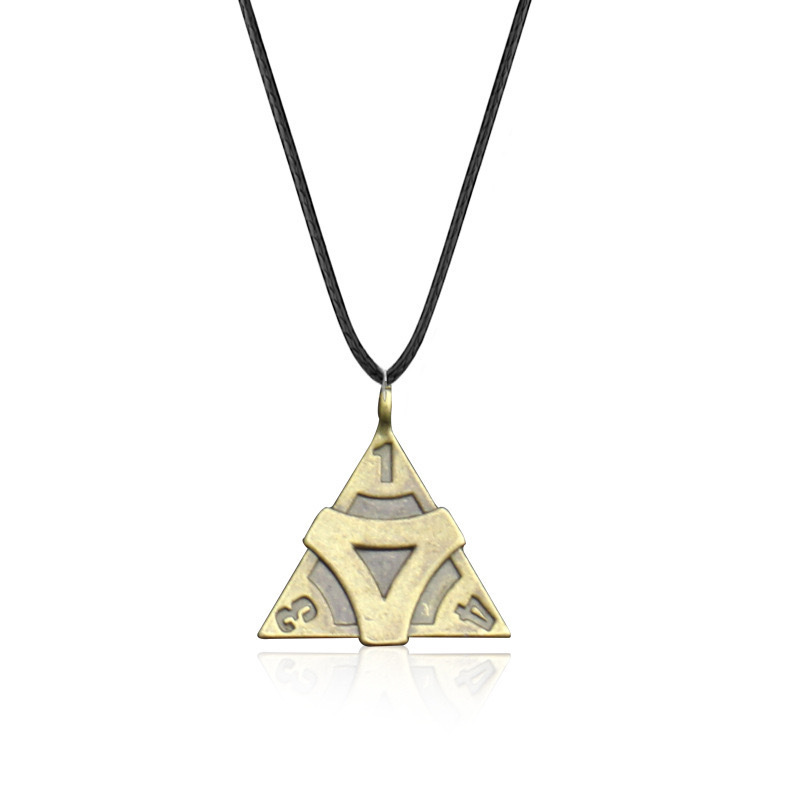 in stock New Fifth Personality Four-sided Dice Triangle Three-dimensional Alloy Keychain Necklace Pendant Retro Accessories in stock New Fifth Personality Four-sided Dice Triangle Three-dimensional Alloy Keychain Necklace Pendant Retro Accessories