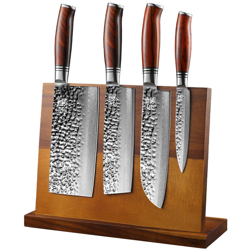 Damasco forjado conjunto de cuchillos de cocina 67 capa de cuchillo de corte de cocinero doméstico