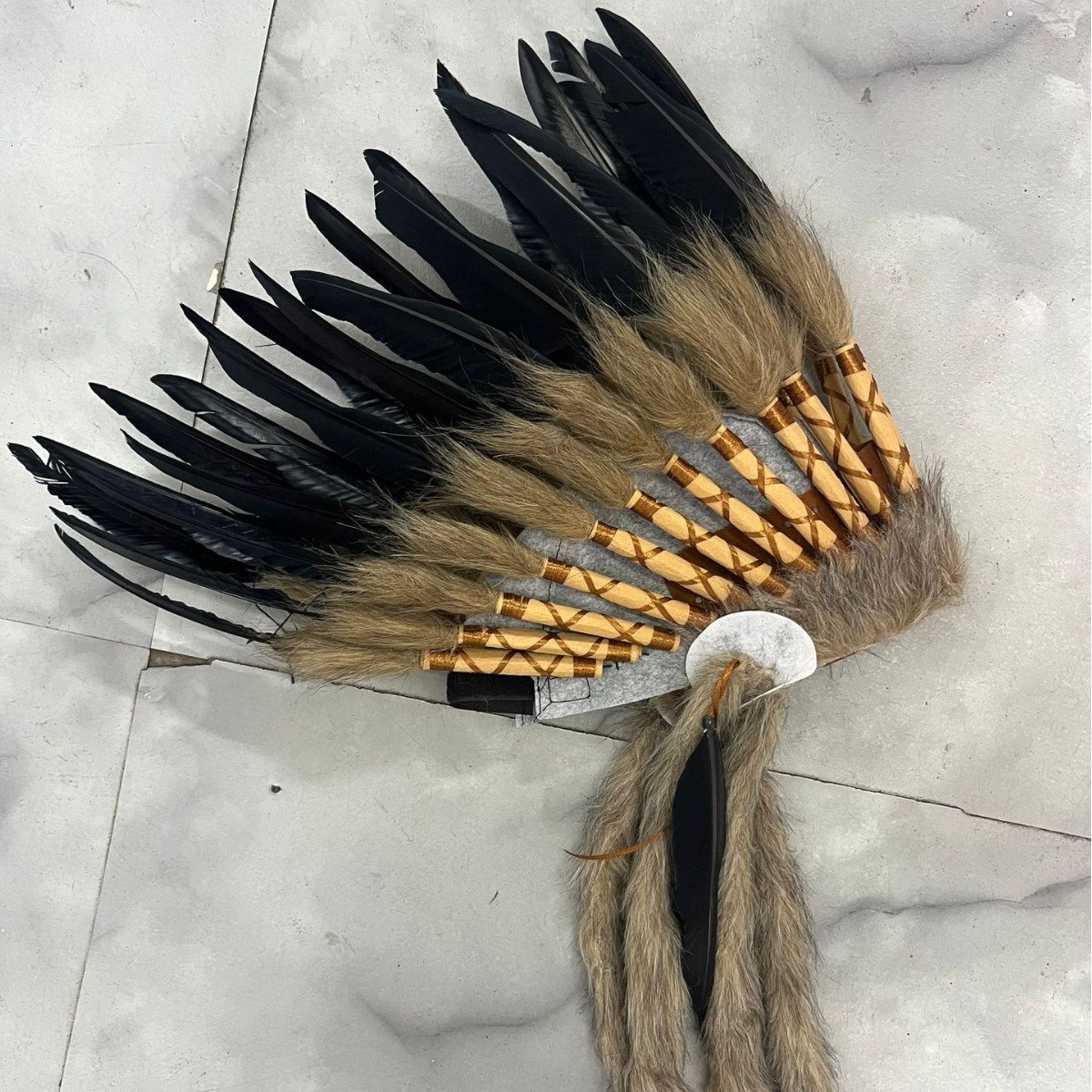 Tocado indio diadema tocado de plumas salvaje jefe accesorios para el cabello desgaste de la cabeza rendimiento etapa fotografía accesorios de pasarela