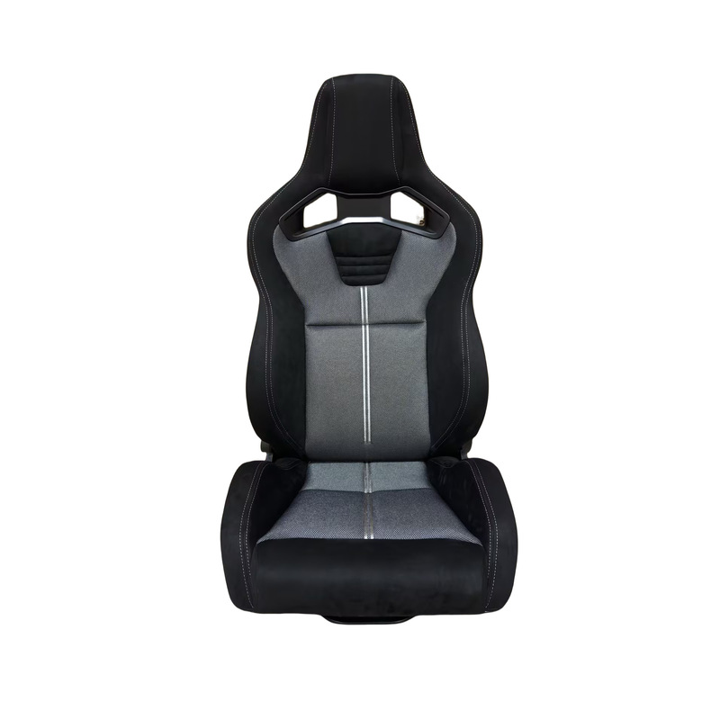 Factory wholesale black gray car seat modification with adjustable angle racing seat