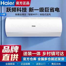 海尔空调1.5/2P冷暖变频一级省电自清洁WiFi卧室空调家用挂机空调