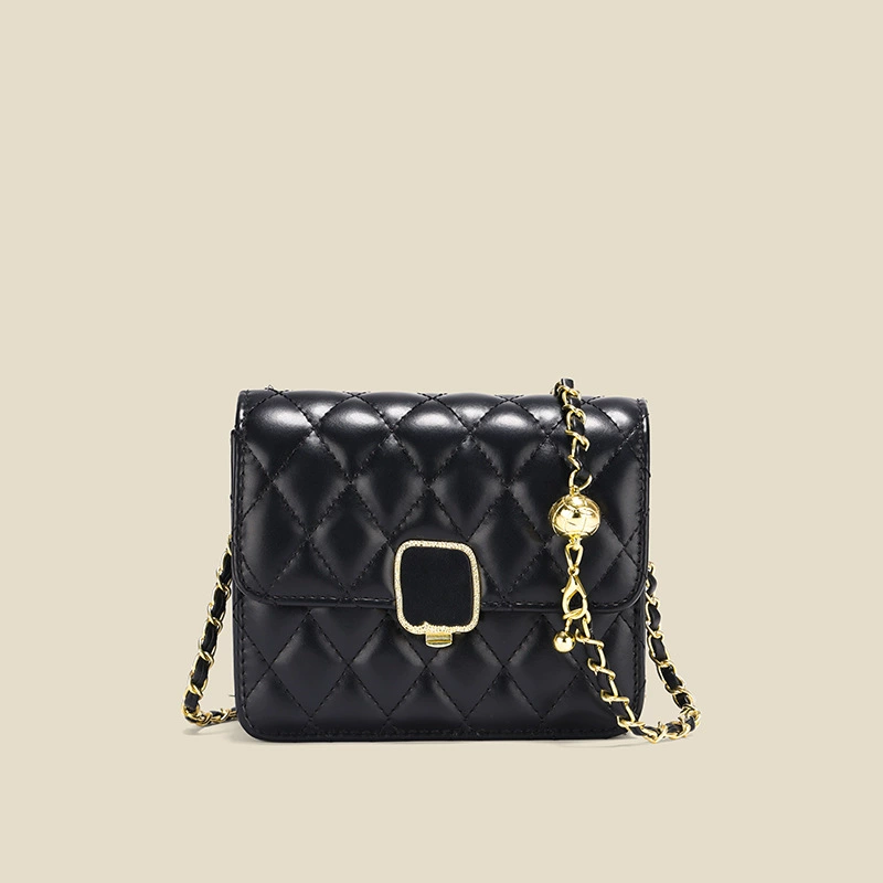 Цепочная сумка через плечо, сумка через плечо, коллекция 2023, стиль Chanel, сумка на цепочке, натуральная кожа