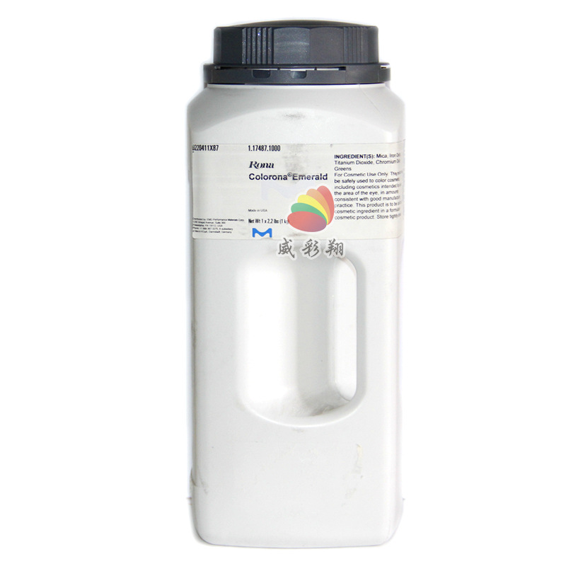 德国默克珠光粉117487 Colorona Emerald 化妆品级绿色珍珠粉颜料