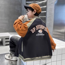 童装男童春装外套2025新款中大童棒球服儿童春季男孩春秋款运动潮