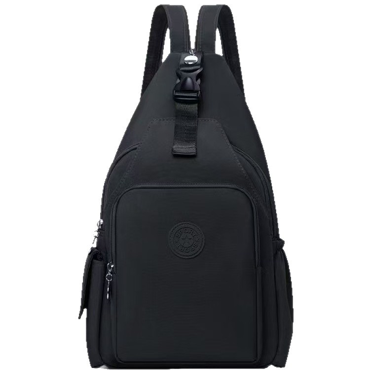 轻便女士单肩休闲时尚双层胸包斜挎包多功能大容量