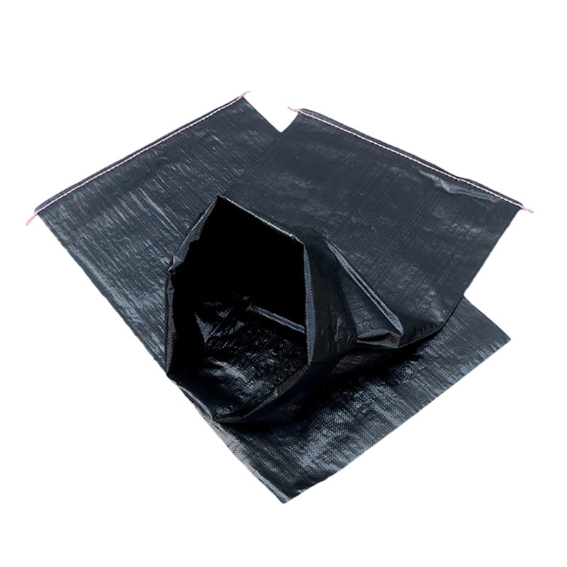 Nueva bolsa de tejido negro protector solar antioxidante inundación control de inundaciones bolsa de arena gruesa bolsa de tejido de embalaje expreso