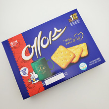 韓國進口 海太ACE餅干364g盒咸味薄脆蘇打餅干零食小吃獨立小包餅