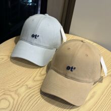 新款韩版字母刺绣软顶棒球帽女秋季明星同款显脸小遮阳鸭舌帽四季