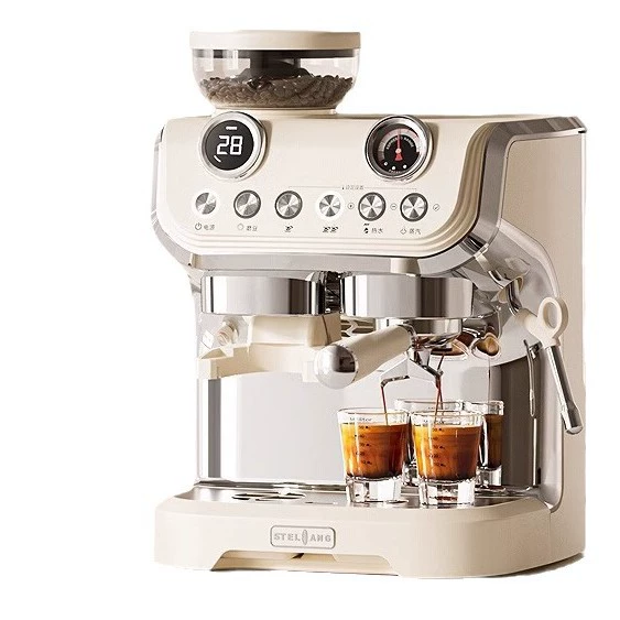 Stelang/Xuetelang 517ED upgraded version 521 coffee machine Italian-style home small integrated grinder machine full semi