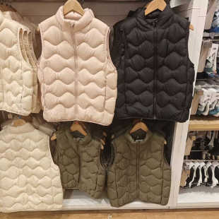 Japanese Single Boys and Girls Lightweight Vest Outwear Jacket 2024 Autumn and Winter New Style 471376