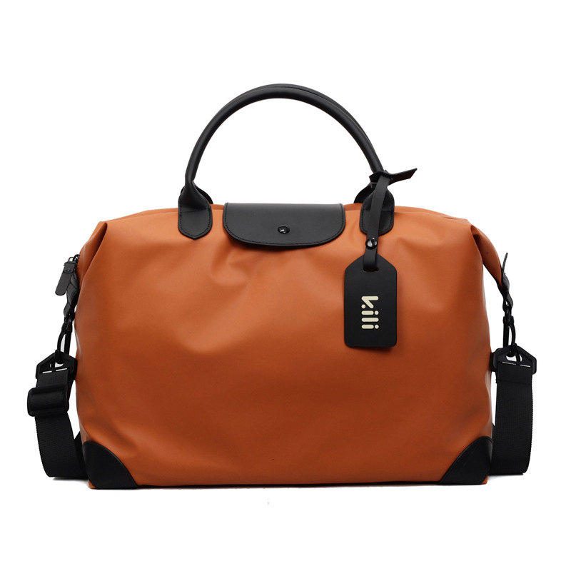 Cross-border Wholesale PU Leather Travel Bag, Business Trip Luggage Bag, Large Capacity Commuter Storage Crossbody Yoga & Gym Bag - Thumbnail 6