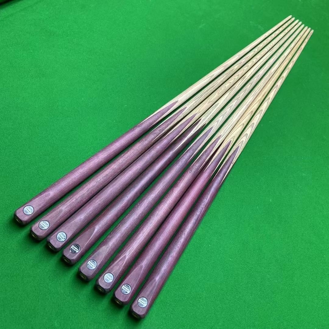 新款奥秘台球杆会员杆小头黑八球杆斯诺克一体通杆桌球杆小头杆