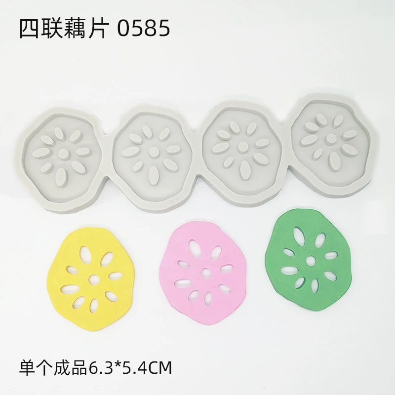 Rainbow acrylic fondant, silicone mold, DIY