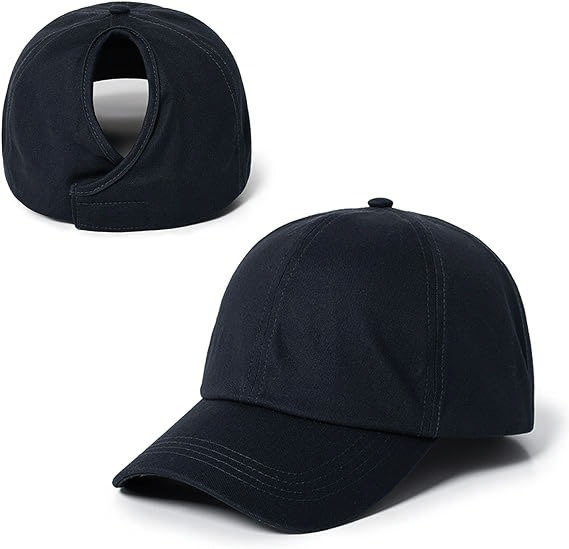 Herbst- und Winter-Baseballkappe, Ponytail-Kappe, mit doppellagiger Haarpflegekappe gefüttert, Sportkappe, mit Schnallenverschluss auf der Rückseite, für den Außenbereich – Detail 12