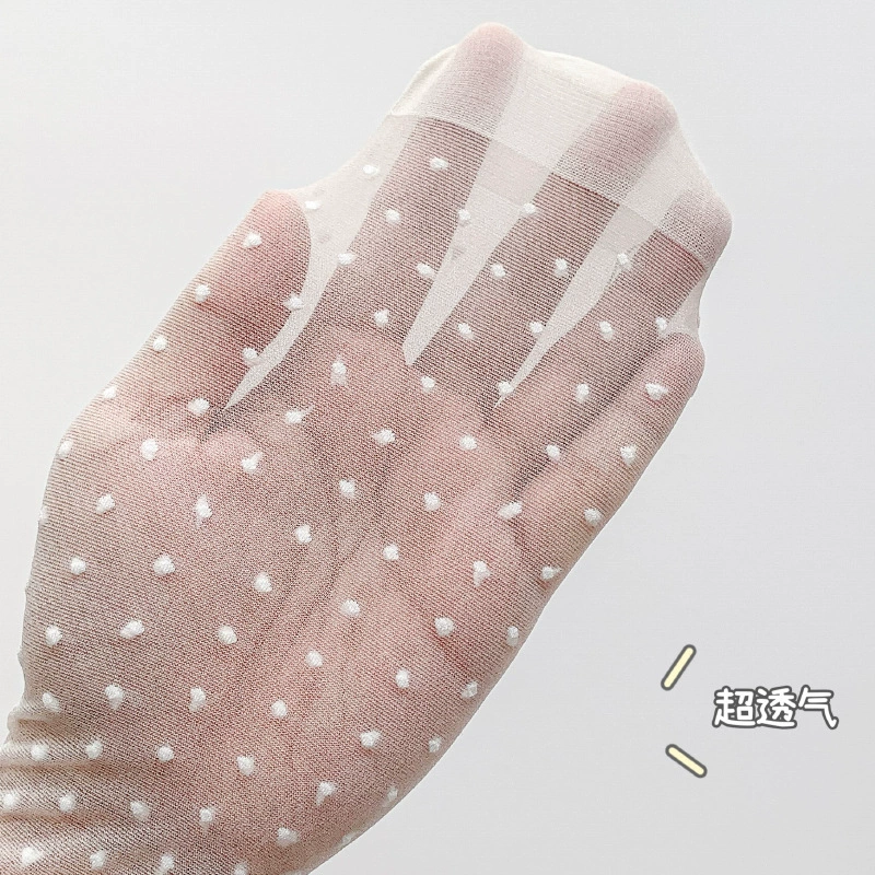 Children's summer breathable silk ultra thin socks