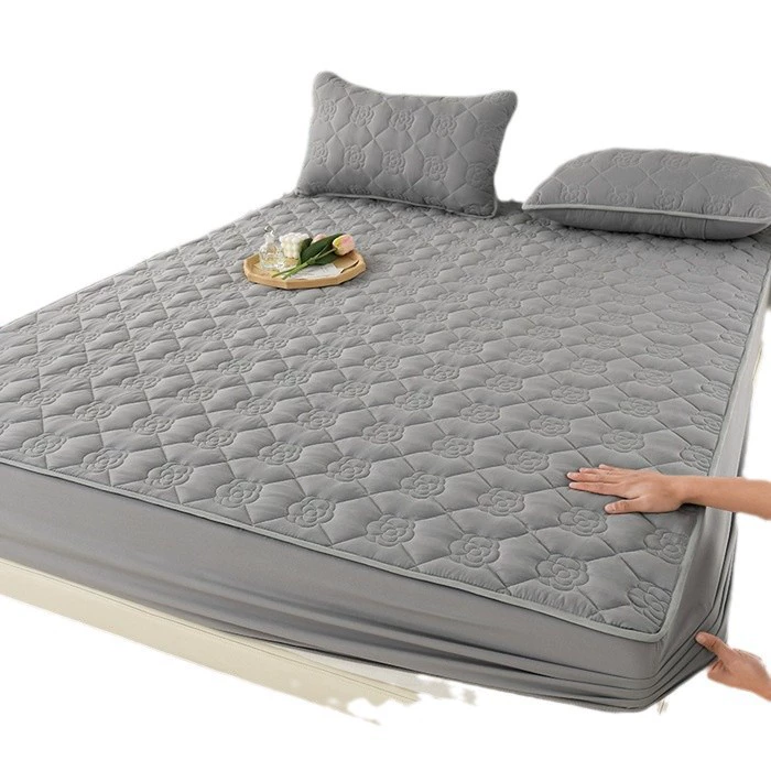 Quilted Waterproof Mattress Protector Sheet, Double/200–220 cm, Pillowcase Option, Soft